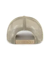 Men's '47 Brand Khaki Colorado Buffaloes Foam Front Mesh Trucker Snapback Hat