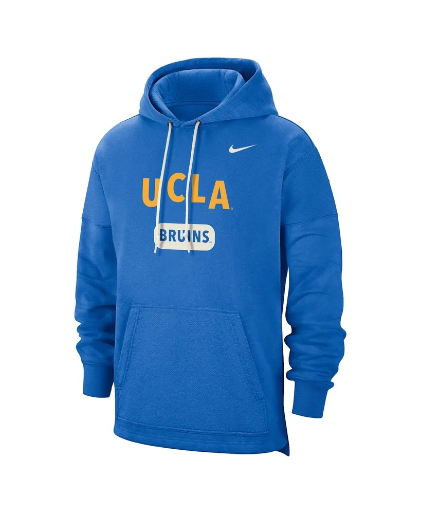 Men's Nike Blue Ucla Bruins Team Arch Fan Pullover Hoodie