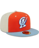 Men's New Era Orange, Light Blue Cielo Azul De Oklahoma City Copa La Diversion 59FIFTY Fitted Hat