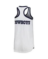 Women's G-iii 4Her by Carl Banks White Dallas Cowboys Tater Tank Top