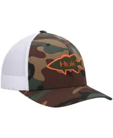 Men's Huk Camo Bass Trucker Snapback Hat