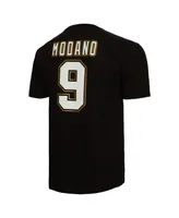 Men's Mitchell & Ness Mike Modano Black Dallas Stars Name and Number T-shirt