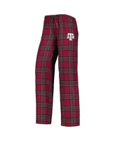 Women's Concepts Sport Maroon, Black Texas A&M Aggies Badge T-shirt and Flannel Pants Sleep Set