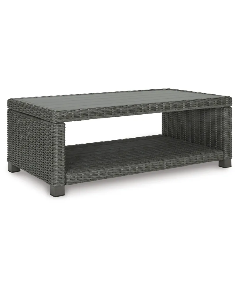 Signature Design By Ashley 17.75" Resin Wicker Outdoor Coffee Table