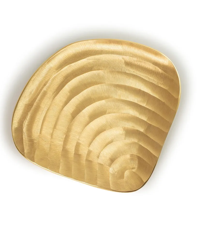 Zest Gold Decorative Tray - 10"