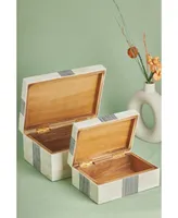 Gauri Kohli Riviera Decorative Boxes, Set of 2