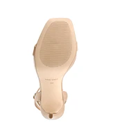 Nine West Women's Zadie Square Toe Stiletto Heel Dress Sandals