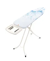 Ironing Board B, 49 x 15", 124 x 38 Centimeter - Solid Steam Iron Rest, 0.9" 22 Millimeter White Frame