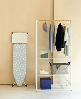 Ironing Board B, 49 x 15" 124 x 38 Centimeter - Solid Steam Unit Holder, 1" 25 Millimeter White Frame