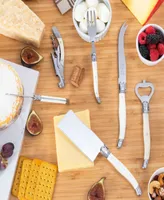 French Home Essential 5-Piece Cheese Knife and Barware Set with Faux Ivory Handles