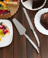 French Home Connoisseur 2-Piece Cake and Pie Server Set with Handles