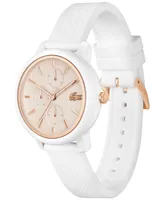 Lacoste Women's L.12.12 Multi White Silicone Strap Watch 38mm