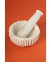 Milan Marble Mortar Pestle