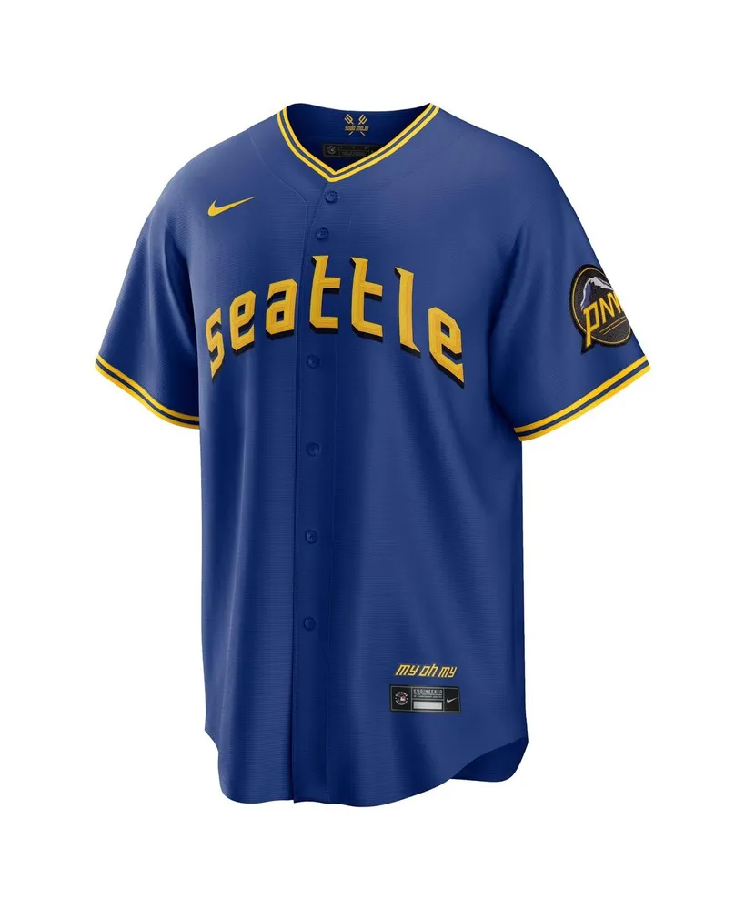 Men's Nike Royal Seattle Mariners 2023 City Connect Replica Jersey