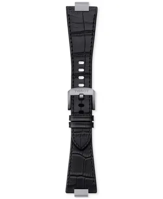 Tissot Official Prx Interchangeable Black Leather Watch Strap