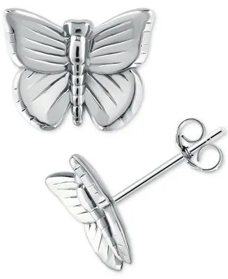 Giani Bernini Textured Butterfly Stud Earrings, Created for Macy's