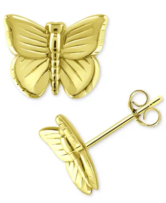 Giani Bernini Textured Butterfly Stud Earrings, Created for Macy's