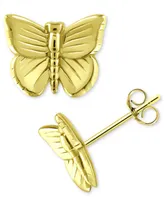 Giani Bernini Textured Butterfly Stud Earrings, Created for Macy's