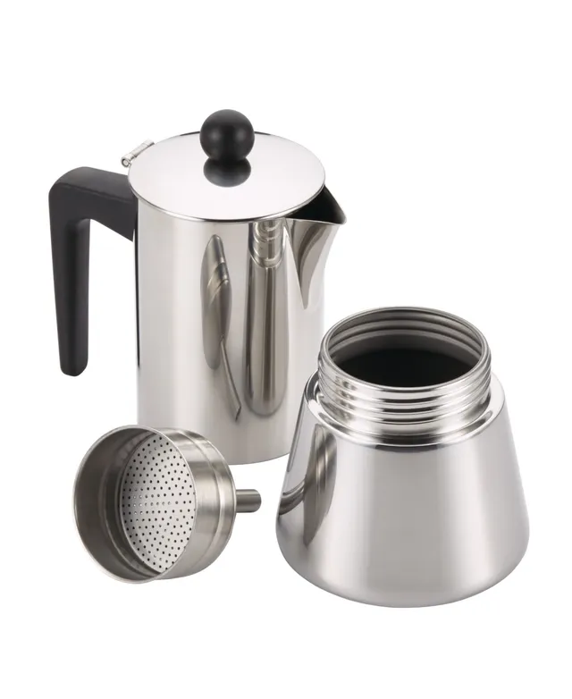 Grosche Milano Stovetop Espresso Maker Moka Pot 12 Espresso Cup Size 23.6  oz