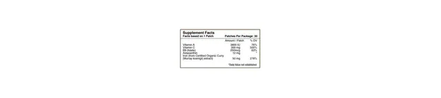 Natural Weight Loss Enhancer Patch by PatchAid (30-Day Supply) - Clear