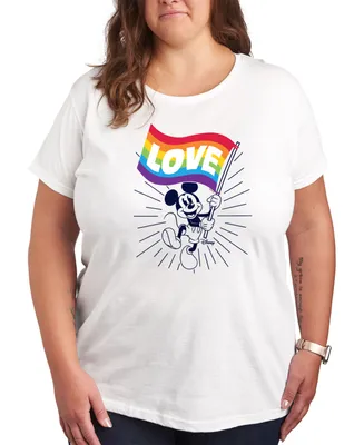 Air Waves Trendy Plus Disney Pride Graphic T-shirt