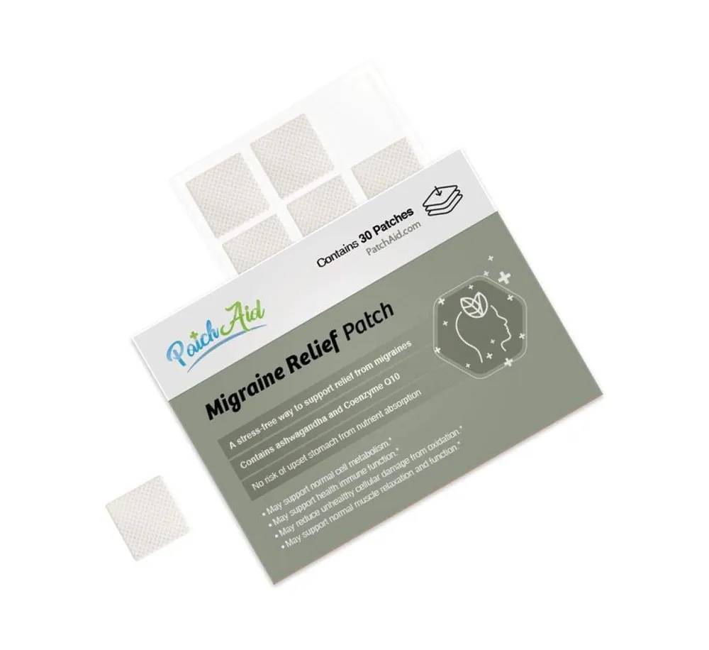 Migraine Relief Patch by PatchAid (30-Day Supply)