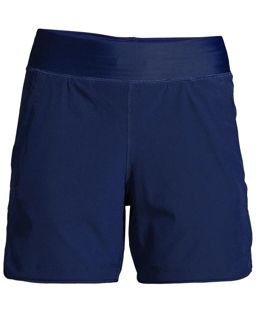 Lands' End Women's Plus 5" Board Shorts with Panty