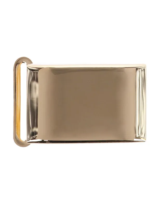 35mm Solid Brass Roller Harness Belt Buckle by Trafalgar Men's