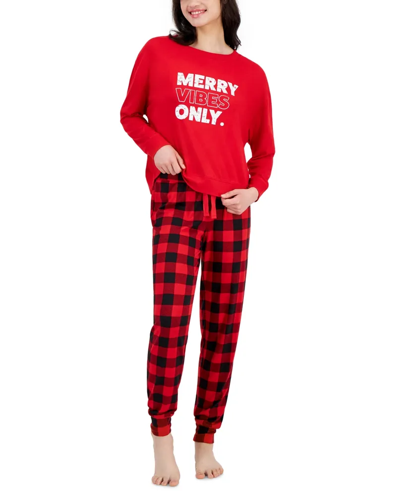 Jenni Women's 2-Pc. Long-Sleeve Packaged Pajamas Set, Created for Macy's