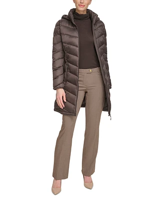 Charter Club Women's Packable Hooded Puffer Coat, Created for Macy's