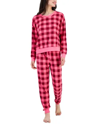 Jenni Women's 2-Pc. Long-Sleeve Packaged Pajamas Set, Created for Macy's