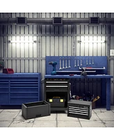 Costway High Capacity 6-Drawer Rolling Tool Chest Storage Cabinet Toolbox Combo