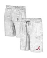 Men's Colosseum White Alabama Crimson Tide Realtree Aspect Ohana Swim Shorts