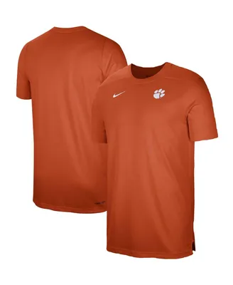 Men's Nike Orange Clemson Tigers Sideline Coaches Performance Top