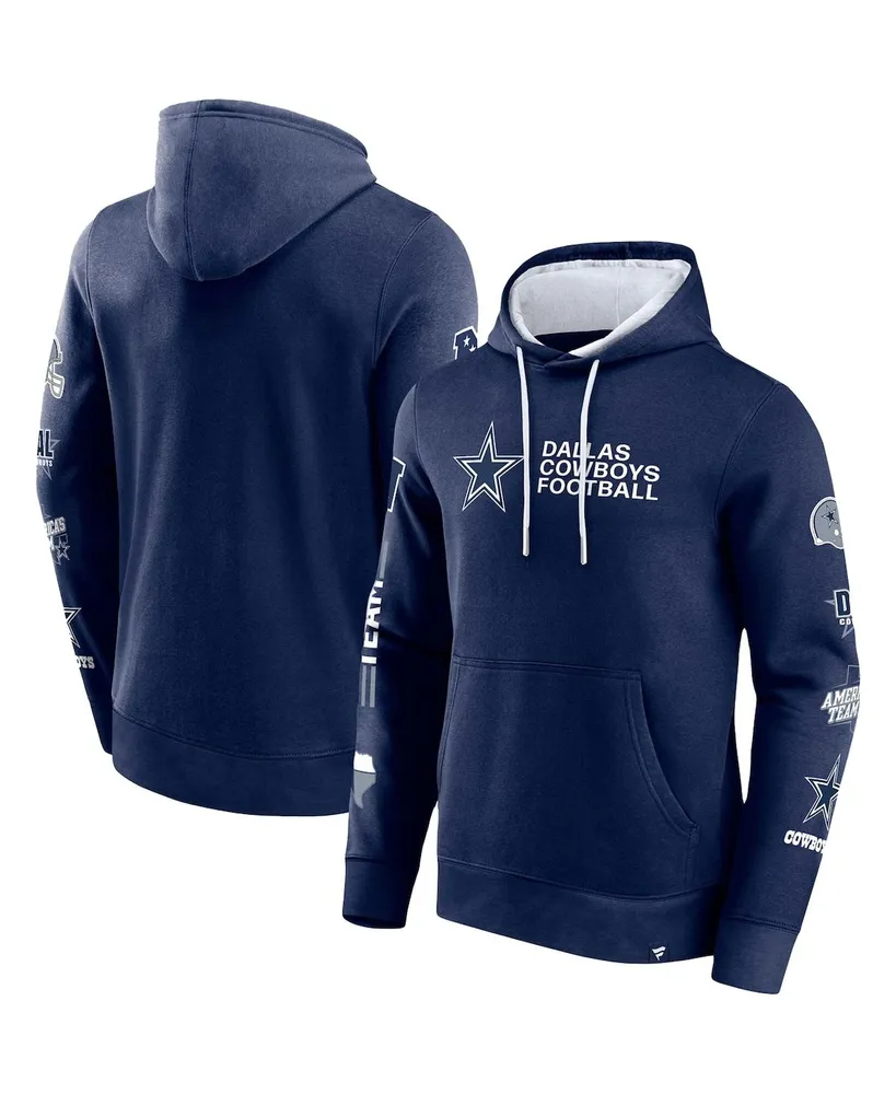 Men's Fanatics Branded Navy Dallas Cowboys Winter Camp Pullover Hoodie