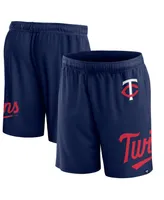 Men's Fanatics Navy Minnesota Twins Clincher Mesh Shorts