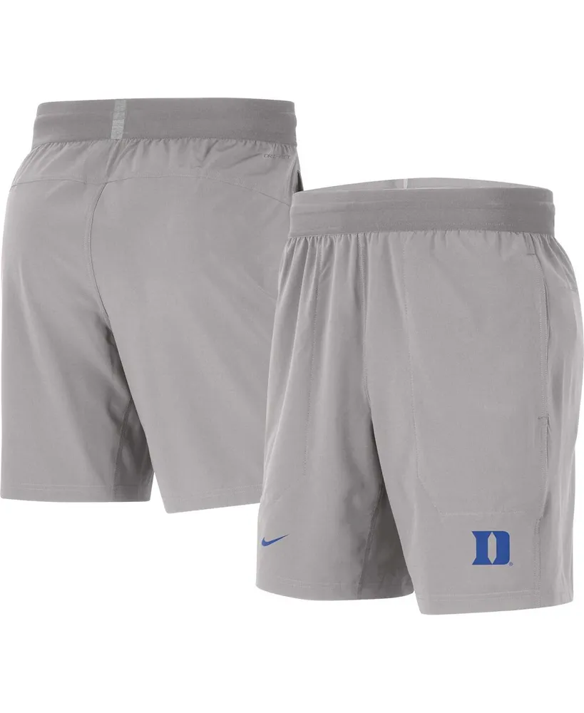 Men's Nike Gray Duke Blue Devils Player Performance Shorts