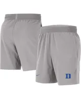 Men's Nike Gray Duke Blue Devils Player Performance Shorts