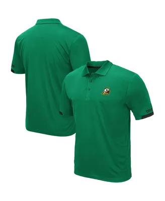 Men's Colosseum Green Oregon Ducks Big and Tall Santry Polo Shirt