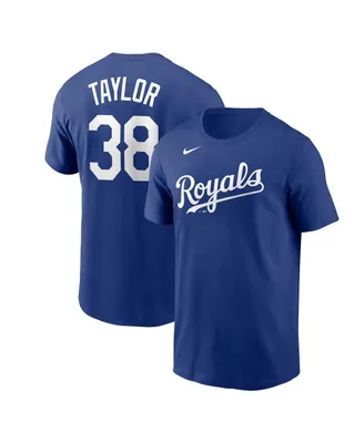 Men's Nike Josh Taylor Royal Kansas City Royals Name and Number T-shirt