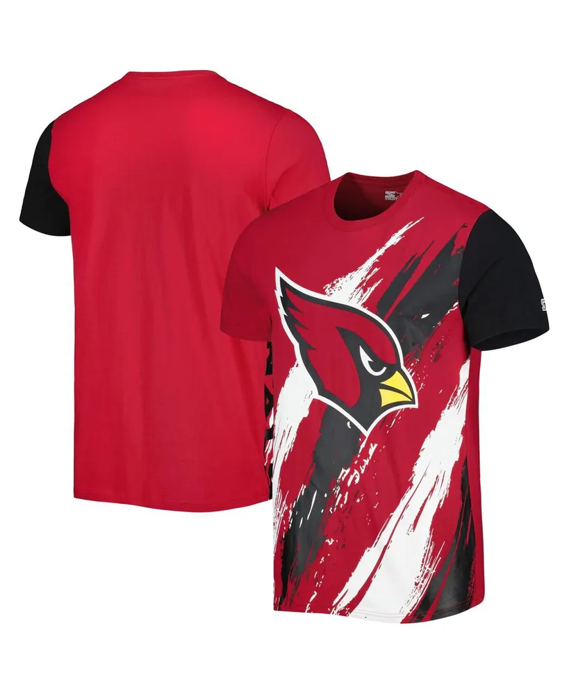 Men's Starter Cardinal/White Arizona Cardinals Halftime Long Sleeve T-Shirt