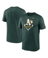 Men's Nike Green Oakland Athletics Icon Legend Performance T-shirt