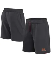 Men's Fanatics Heather Charcoal Minnesota Golden Gophers Primary Logo Shorts