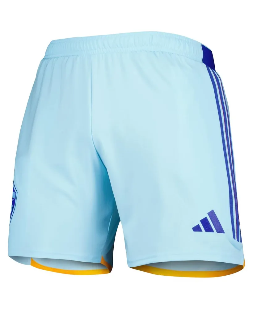 Men's adidas Light Blue Colorado Rapids 2023 Away Aeroready Authentic Shorts