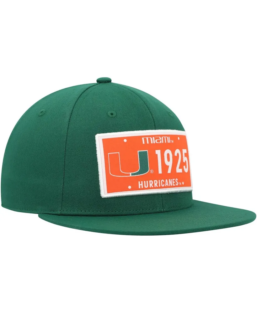 Men's adidas Green Miami Hurricanes Established Snapback Hat