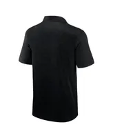 Men's Fanatics Heather Black Oregon Ducks Classic Homefield Polo Shirt