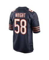 Men's Nike Darnell Wright Navy Chicago Bears 2023 Nfl Draft First Round Pick Game Jersey