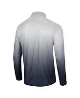 Men's Colosseum White, Navy Cal Bears Laws of Physics Quarter-Zip Windshirt