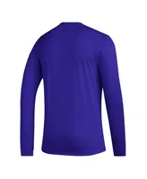 Men's adidas Purple Orlando City Sc Club Dna Long Sleeve T-shirt