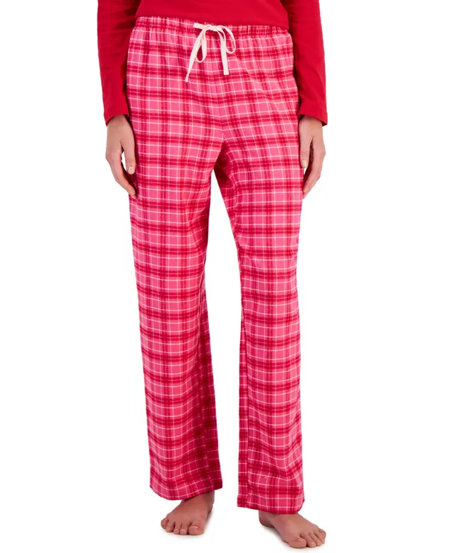 Charter Club Women's Printed Fleece Pajama Pants, Created for